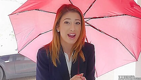 Busty brunette babe with hairy pussy is in the casting