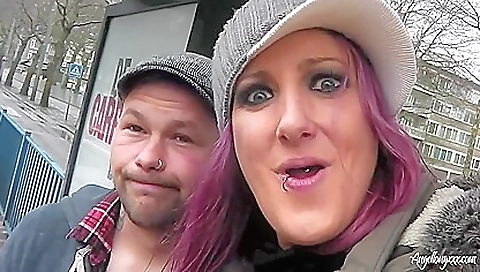 Beautiful brunette woman rides a huge dildo in a solo film