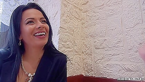 Sexy brunette fucked in ass with a dick in her tight hole