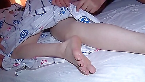 Horny japanese brunette has sex with a man and her coworkers