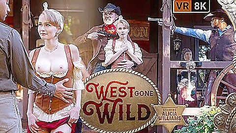 Alicia Williams - West Gone Wild - Skinny Pornstar Rescued And Pov Sex