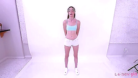 Brunette enjoying big cock with a nice rimming action