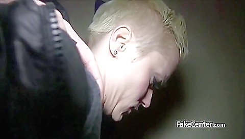 Busty blonde babe is having an outdoor sex pov video