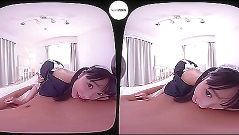 Japanese girl with cute face and sexy body in a horny porn vid