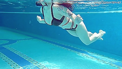 Russias Hottest Pornstar In The Pool With Laura Dickens