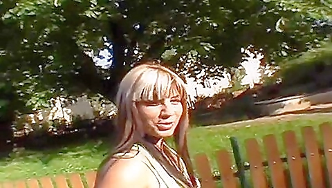 Couple in boots and pants go up for bushfuck sex in the woods