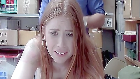 Horny Officers Bigcock Almost Cant Fit Inside Shoplifte