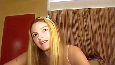 Blonde teen pussy creampied while pregnant friend fucks her