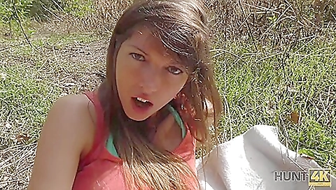 Huge black cock getting screwed outdoors with big cock