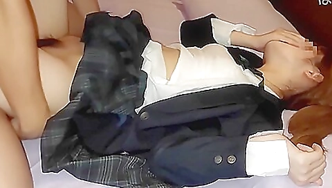 Japanese pornstar fingered and fingered in a kinky way