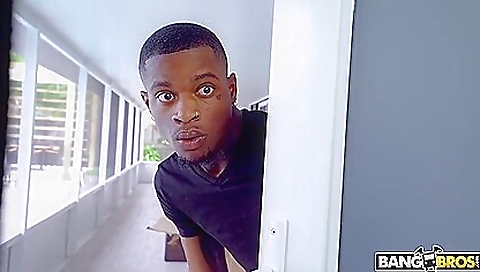 Horny blonde teen gets ass fucked in front of a couple of guys